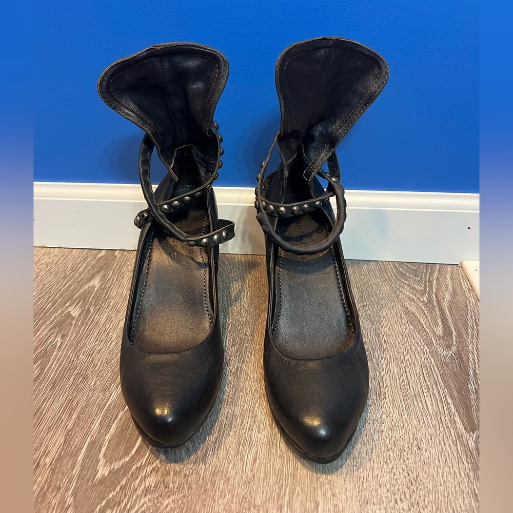 A.S.98 Airstep Rare Vintage black leather heels. Size 8.5-9
